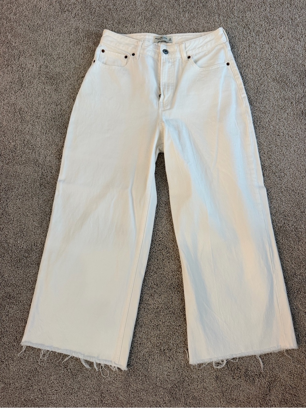 A&F Curve Love Crop Wide Leg